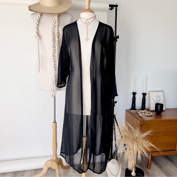 Revolt Society Other - BLACK SHEER FULL LENGTH COVER UP